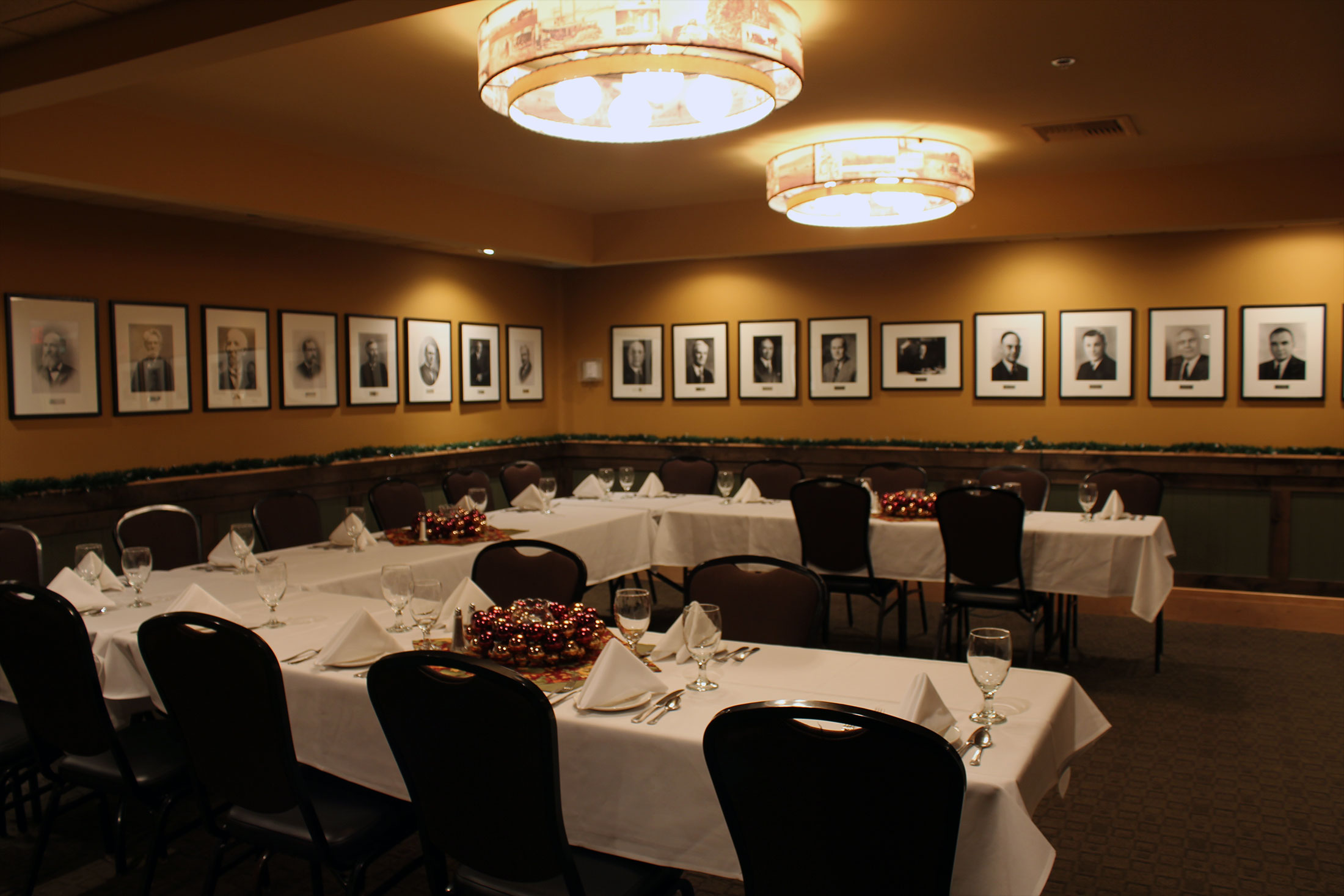 Private dining events in the Governors Room